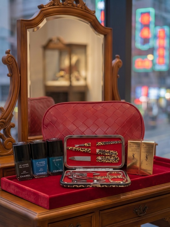 CHANEL Other - Chanel + YSL Luxe Beauty Bundle Manicure Set w/Tinted Mini Butter Balms & Case